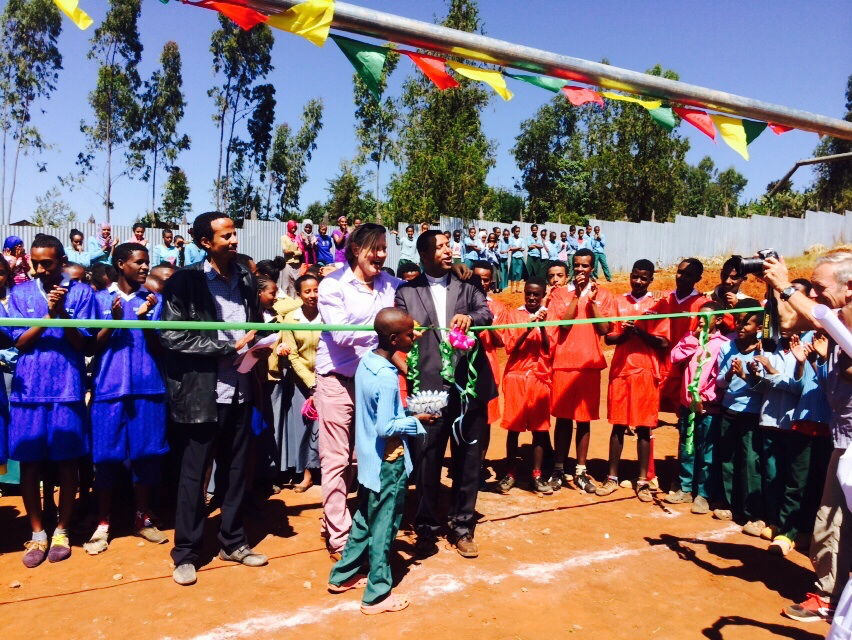 Sportveld St. Anthonyschool Ethiopië