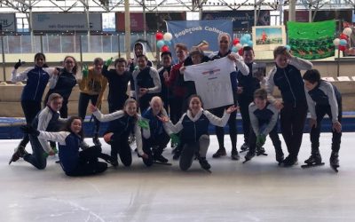 Segbroek College schaatst 1500 euro bij elkaar