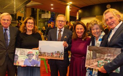 EUR 3.000+ raised for Local Heroes for farewell Principal at Rijnlands Lyceum
